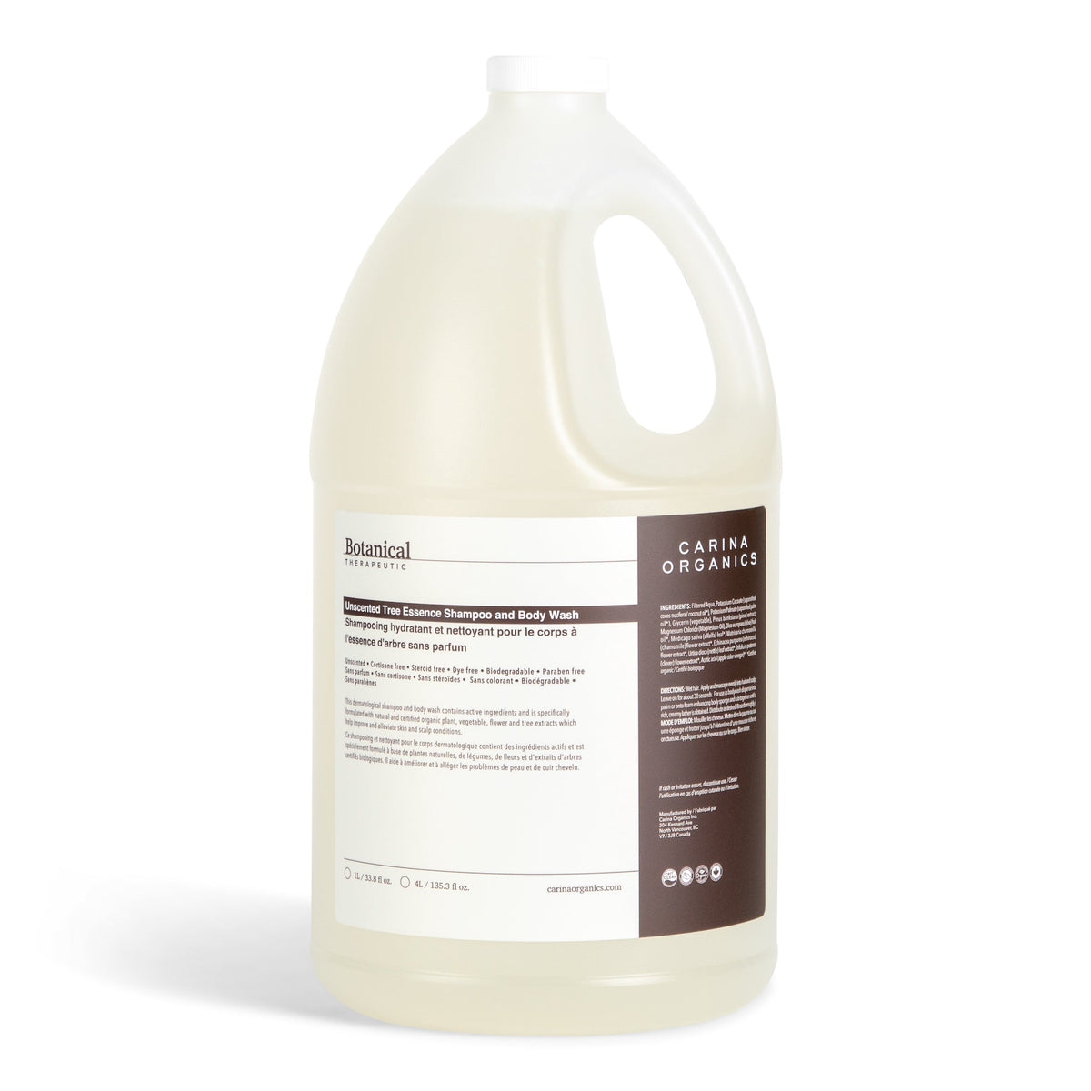 【日常健康生活】Carina Organics 植物 Therapeutic｜Tree Essence 洗頭沐浴露 (無香) | 海外代購-洗頭及沐浴護理-FIT MART 香港智能健康及運動生活用品專門店：筋膜槍、瑜伽輔助工具、智能健身設備