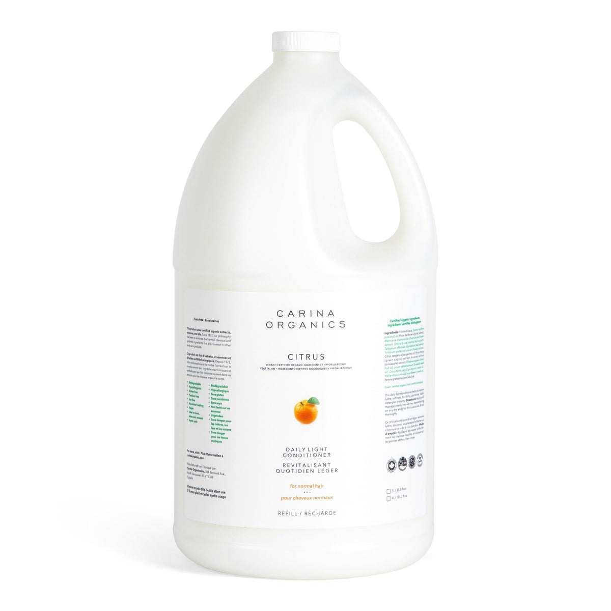 【日常健康生活】Carina Organics 柑橘 日常輕盈 護髮素 | 海外代購-頭髮護理-FIT MART 香港智能健康及運動生活用品專門店：筋膜槍、瑜伽輔助工具、智能健身設備