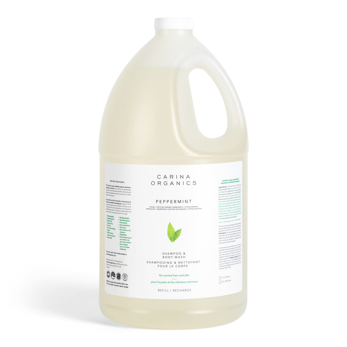 【日常健康生活】Carina Organics 薄荷 洗頭沐浴露 | 海外代購-洗頭及沐浴護理-FIT MART 香港智能健康及運動生活用品專門店：筋膜槍、瑜伽輔助工具、智能健身設備