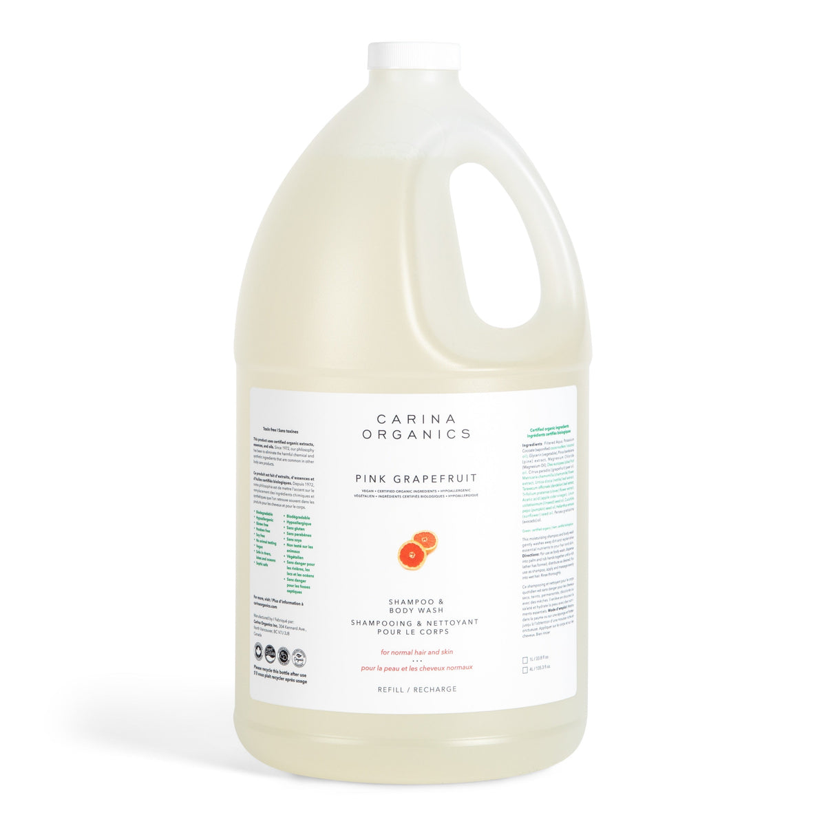 【日常健康生活】Carina Organics 粉紅西柚 洗頭沐浴露 | 海外代購-洗頭及沐浴護理-FIT MART 香港智能健康及運動生活用品專門店：筋膜槍、瑜伽輔助工具、智能健身設備