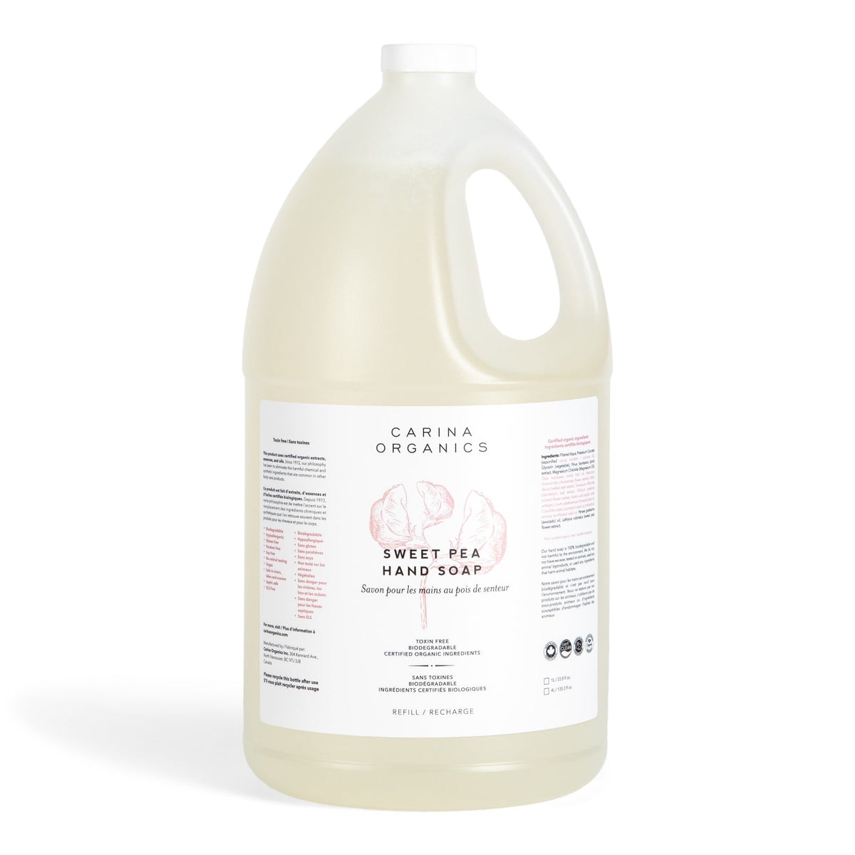 【日常健康生活】Carina Organics 香豌豆 洗手液 | 海外代購-洗手及潔膚用品-FIT MART 香港智能健康及運動生活用品專門店：筋膜槍、瑜伽輔助工具、智能健身設備