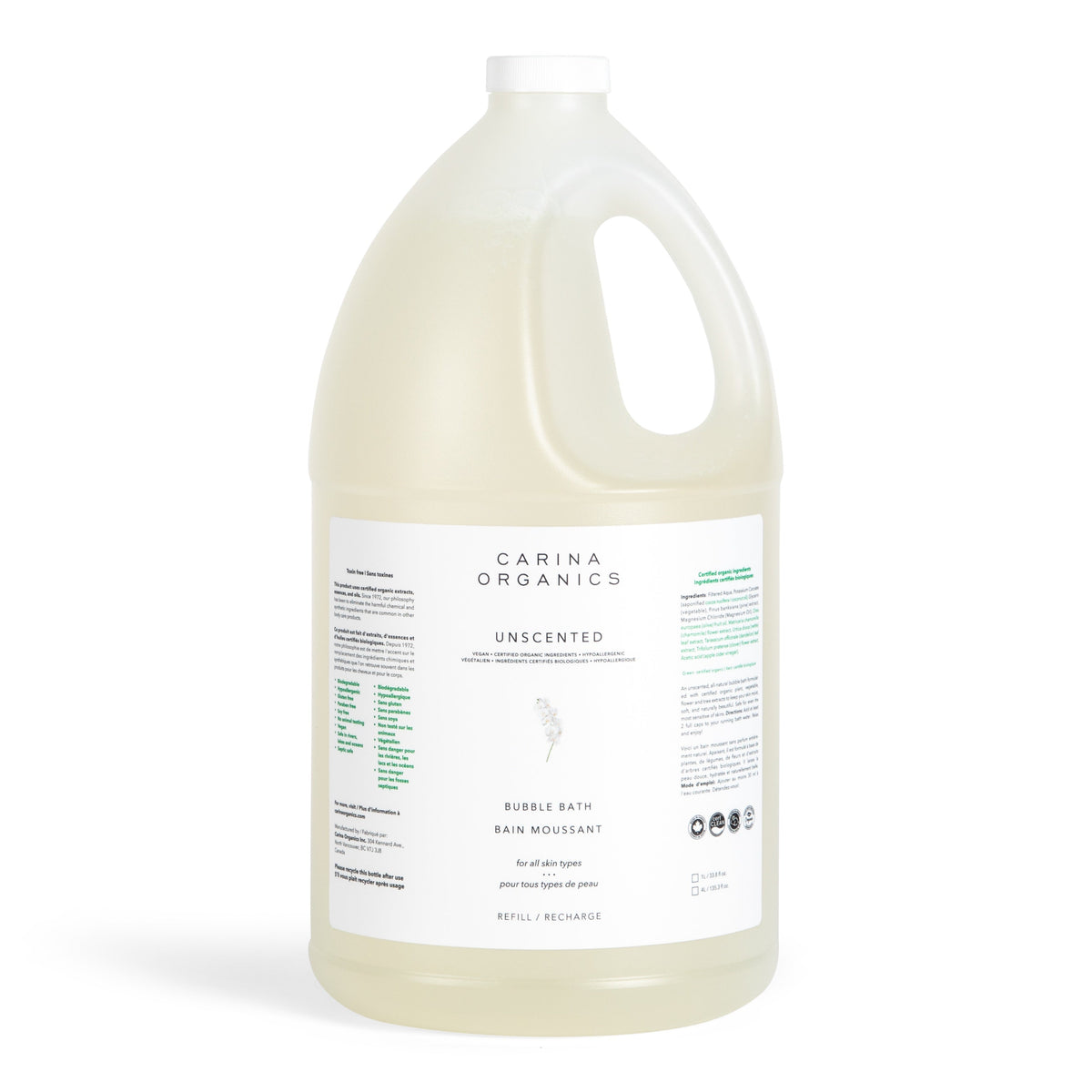 【日常健康生活】Carina Organics 無香 泡泡浴液 | 海外代購-沐浴用品-FIT MART 香港智能健康及運動生活用品專門店：筋膜槍、瑜伽輔助工具、智能健身設備