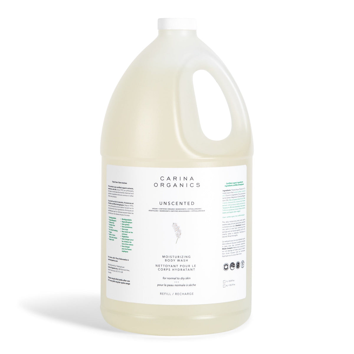 【日常健康生活】Carina Organics 無香 日常保濕 沐浴露 | 海外代購-沐浴用品-FIT MART 香港智能健康及運動生活用品專門店：筋膜槍、瑜伽輔助工具、智能健身設備