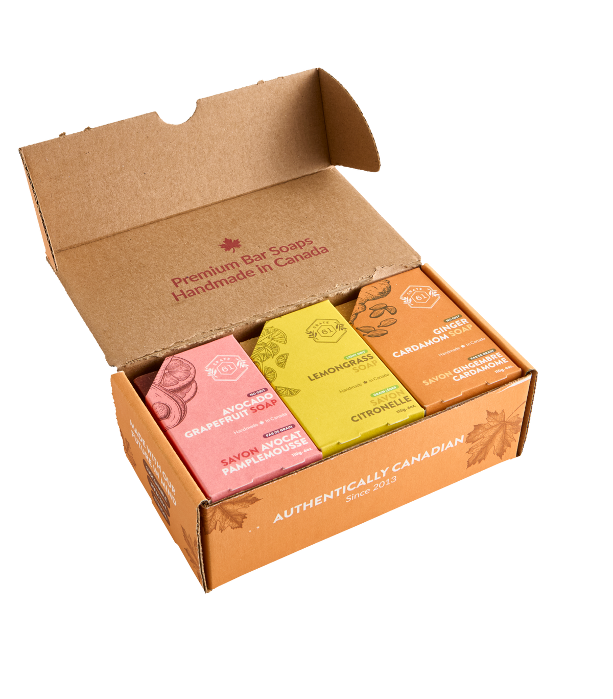 Crate 61 Organics Citrus 手工皂 套裝｜日常生活及個人護理 | 海外代購-手工皂-FIT MART 香港智能健康及運動生活用品專門店：筋膜槍、瑜伽輔助工具、智能健身設備