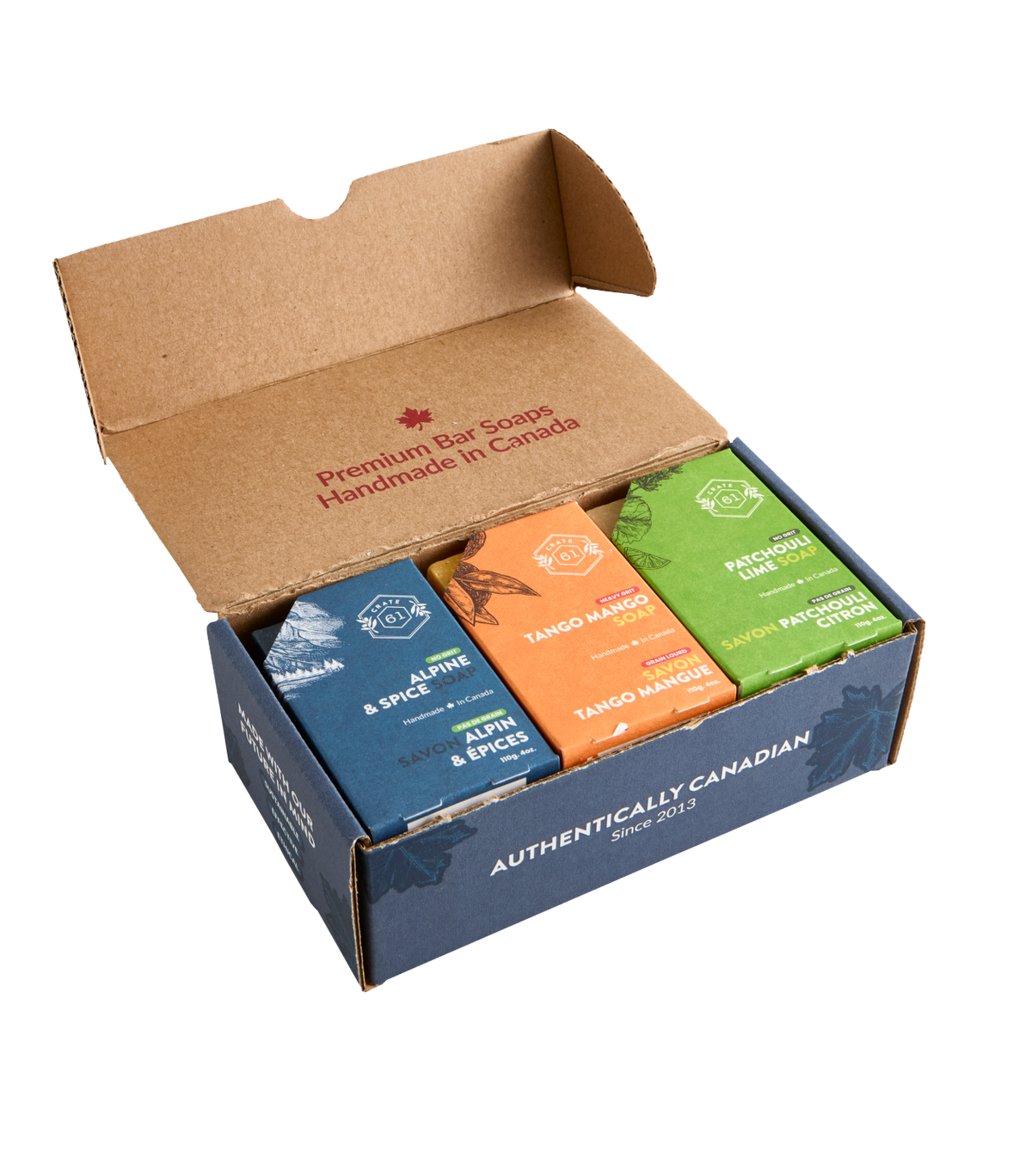 Crate 61 Organics For Him 手工皂 套裝｜日常生活及個人護理 | 海外代購-手工皂-FIT MART 香港智能健康及運動生活用品專門店：筋膜槍、瑜伽輔助工具、智能健身設備