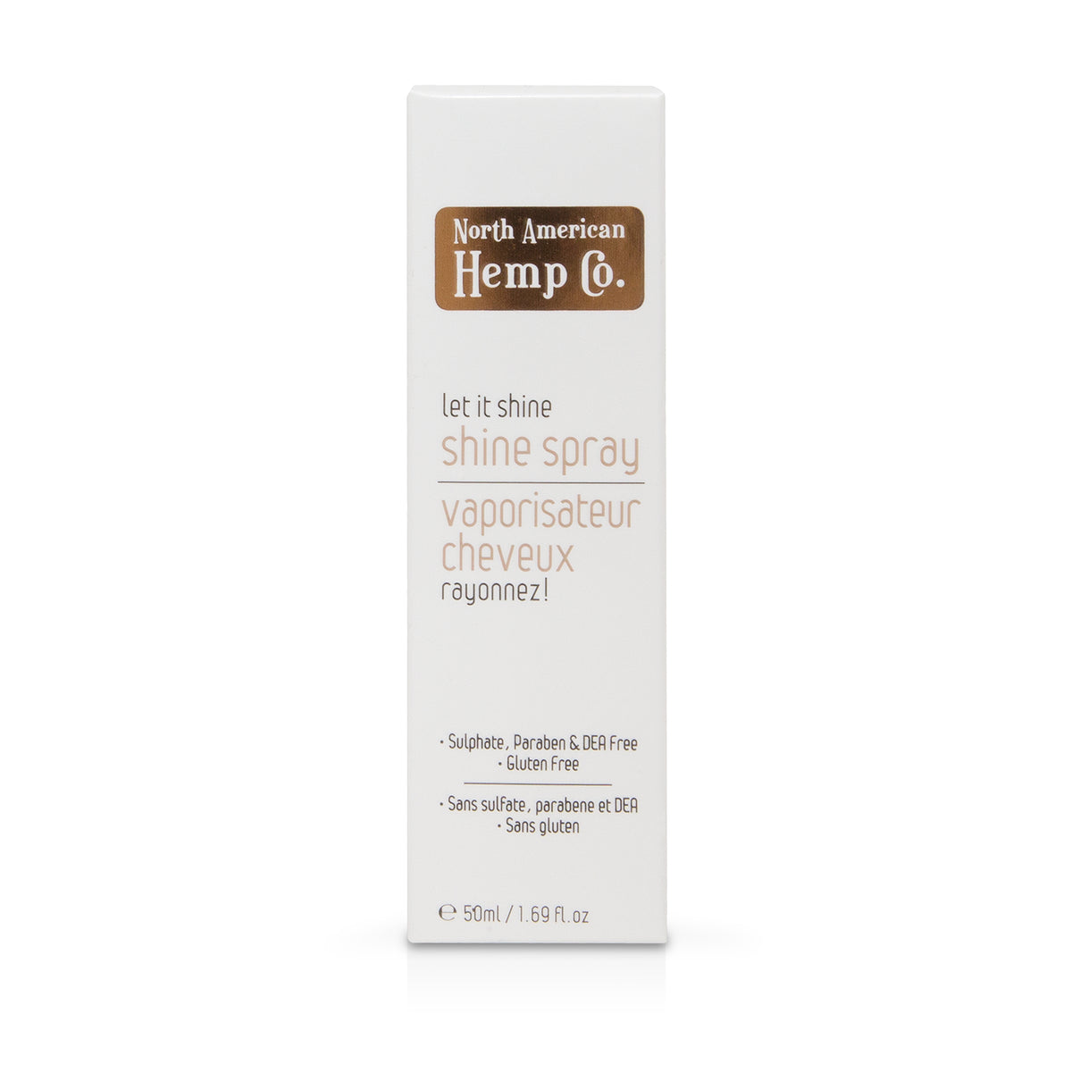【日常健康生活】Hush Brands North American Hemp Co. Let It Shine｜Shine Spray｜50ml 頭髮造型 | 海外代購-頭髮造型-FIT MART 香港智能健康及運動生活用品專門店：筋膜槍、瑜伽輔助工具、智能健身設備