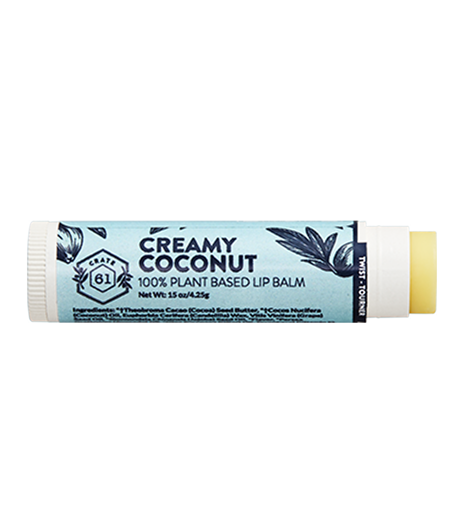 Crate 61 Organics Creamy Coconut 潤唇膏｜日常生活及個人護理 | 海外代購-潤唇膏-FIT MART 香港智能健康及運動生活用品專門店：筋膜槍、瑜伽輔助工具、智能健身設備