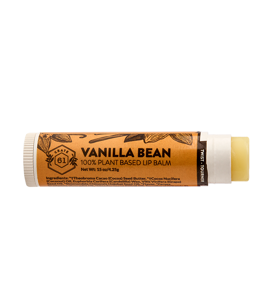 Crate 61 Organics Vanilla Bean 潤唇膏｜日常生活及個人護理 | 海外代購-潤唇膏-FIT MART 香港智能健康及運動生活用品專門店：筋膜槍、瑜伽輔助工具、智能健身設備