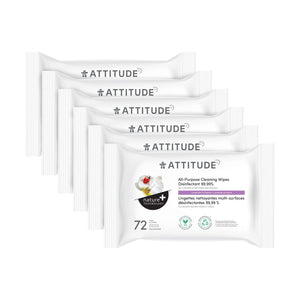 【健康生活精選】ATTITUDE All Purpose 清潔濕巾｜Disinfectant | 海外代購-家用清潔產品-FIT MART 香港智能健康及運動生活用品專門店：筋膜槍、瑜伽輔助工具、智能健身設備