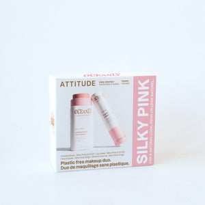 【健康生活精選】ATTITUDE 胭脂 & 唇彩｜雙件裝 Silky Pink | 海外代購-身體護理-FIT MART 香港智能健康及運動生活用品專門店：筋膜槍、瑜伽輔助工具、智能健身設備