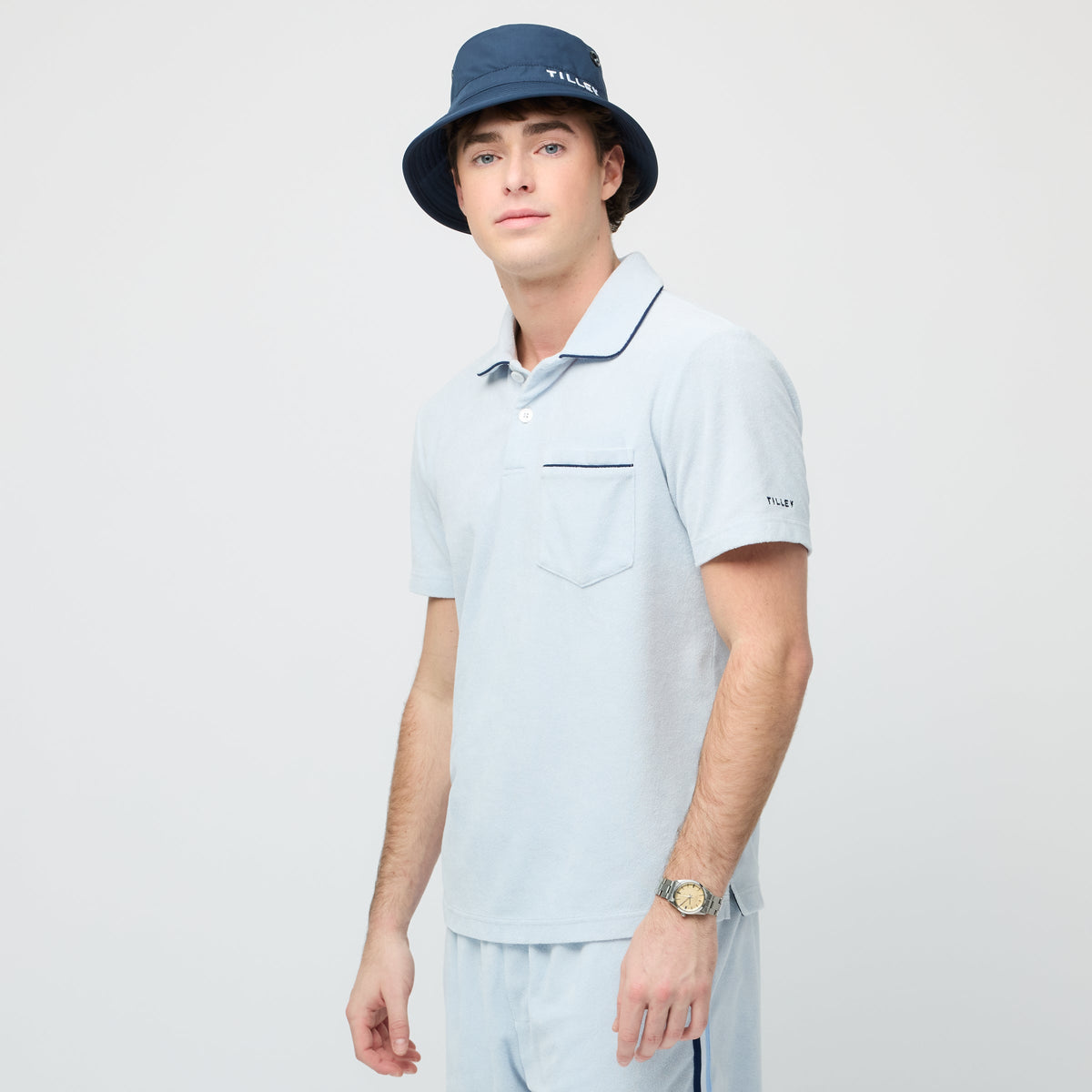 Tilley Terry Tipped Polo 恤｜戶外運動及日常生活 | 海外代購-戶外服飾-FIT MART 香港智能健康及運動生活用品專門店：筋膜槍、瑜伽輔助工具、智能健身設備