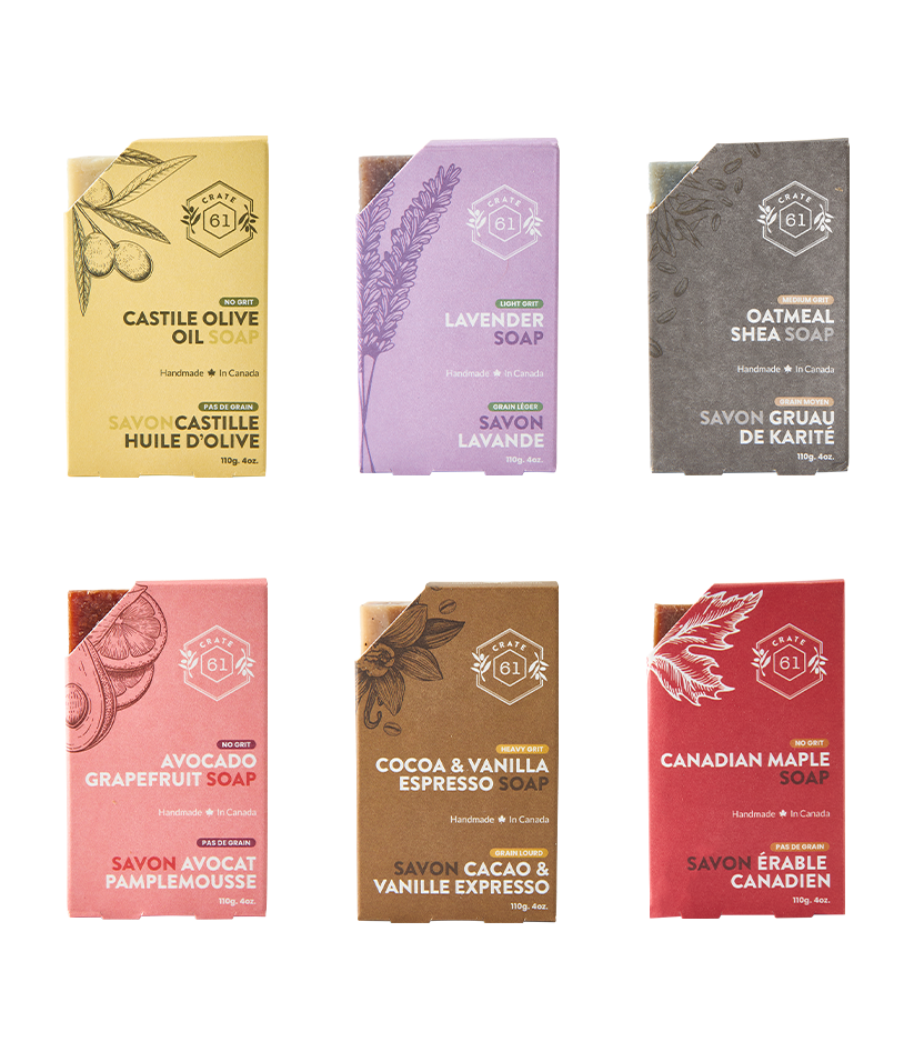 Crate 61 Organics Dry Skin 手工皂 套裝｜日常生活及個人護理 | 海外代購-手工皂-FIT MART 香港智能健康及運動生活用品專門店：筋膜槍、瑜伽輔助工具、智能健身設備