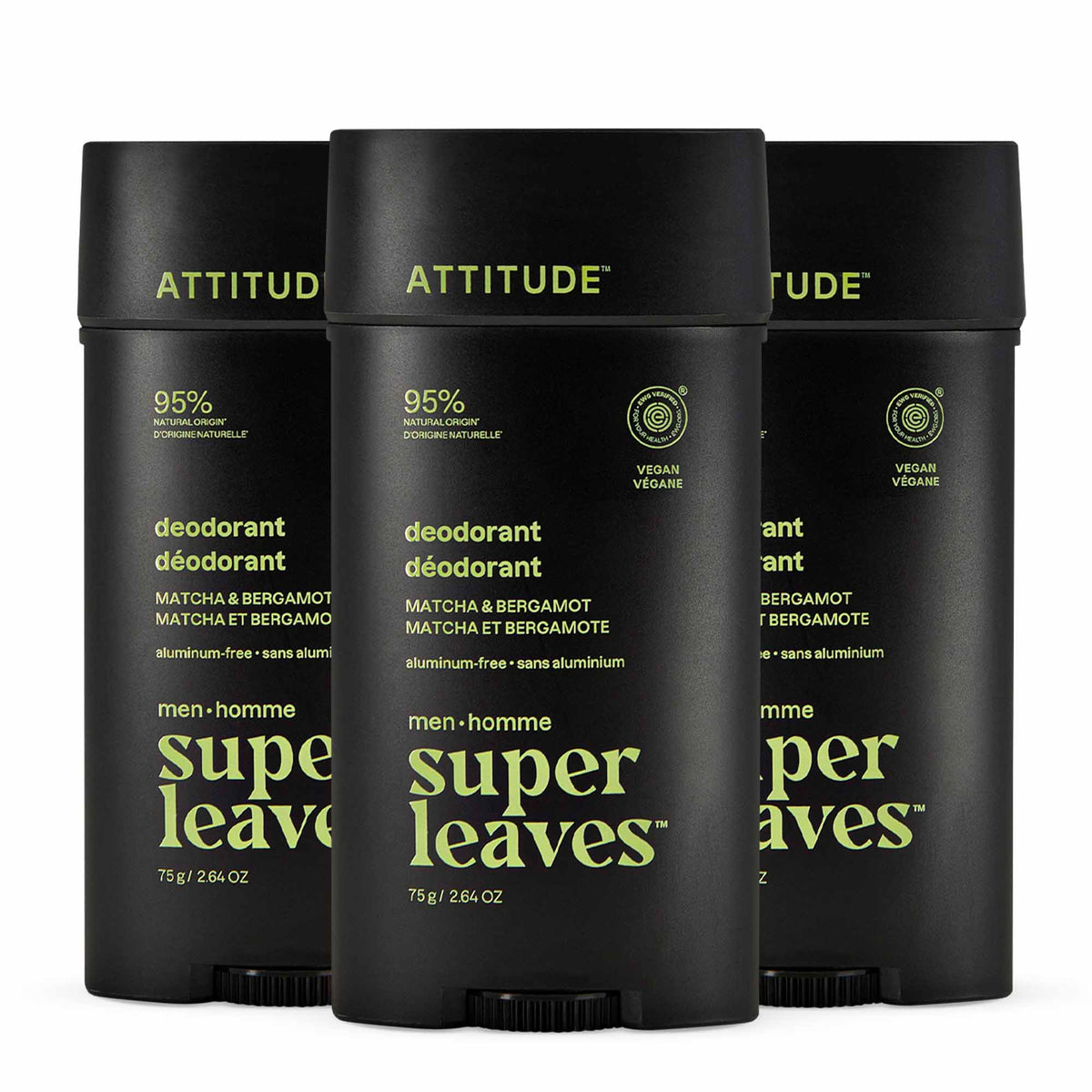 【健康生活精選】ATTITUDE Men 體香膏 3｜Pack | 海外代購-身體護理-FIT MART 香港智能健康及運動生活用品專門店：筋膜槍、瑜伽輔助工具、智能健身設備