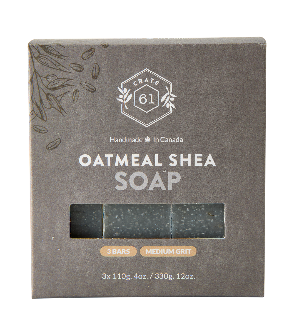 Crate 61 Organics 燕麥 Shea 手工皂｜日常生活及個人護理 | 海外代購-手工皂-FIT MART 香港智能健康及運動生活用品專門店：筋膜槍、瑜伽輔助工具、智能健身設備