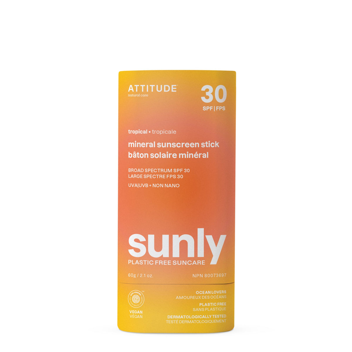 【健康生活精選】ATTITUDE 礦物 Sunscreen Stick｜SPF 30 | 海外代購-防曬及曬後護理-FIT MART 香港智能健康及運動生活用品專門店：筋膜槍、瑜伽輔助工具、智能健身設備
