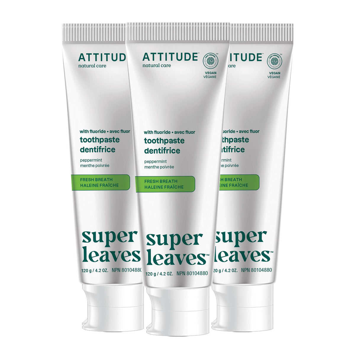 【健康生活精選】ATTITUDE Fluoride 牙膏 3｜Pack | 海外代購-口腔護理-FIT MART 香港智能健康及運動生活用品專門店：筋膜槍、瑜伽輔助工具、智能健身設備