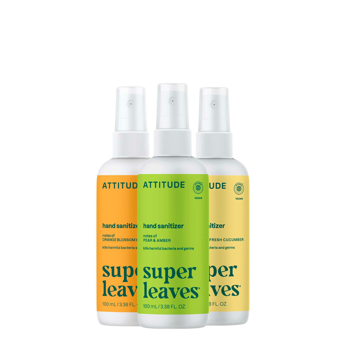 【健康生活精選】ATTITUDE 酒精搓手液 3｜Pack | 海外代購-洗手及潔膚用品-FIT MART 香港智能健康及運動生活用品專門店：筋膜槍、瑜伽輔助工具、智能健身設備