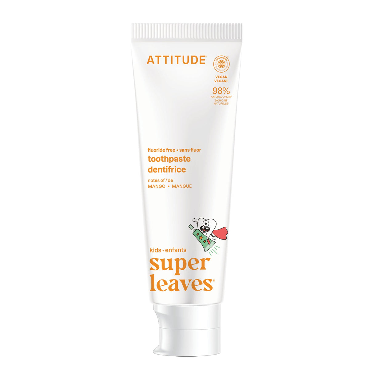 【健康生活精選】ATTITUDE Kids Fluoride Free 牙膏 | 海外代購-母嬰護理-FIT MART 香港智能健康及運動生活用品專門店：筋膜槍、瑜伽輔助工具、智能健身設備