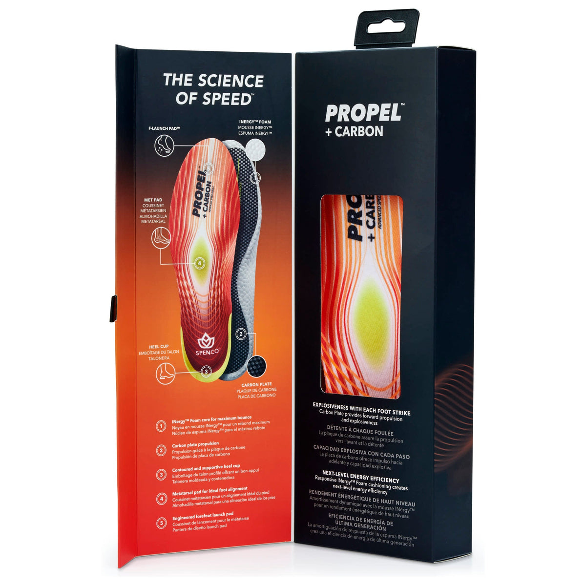 【運動及日常支撐】Spenco Propel + Carbon Performance Insoles 鞋墊 | 海外代購-鞋墊-FIT MART 香港智能健康及運動生活用品專門店：筋膜槍、瑜伽輔助工具、智能健身設備