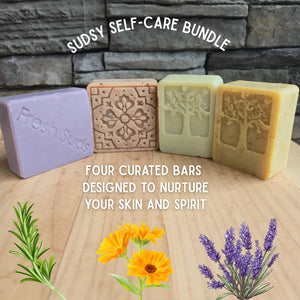 Fresh Suds Soapery Herbal 手工皂套裝｜Self｜Care Ritual (四件裝)｜戶外運動及日常生活 | 海外代購-手工皂套裝-FIT MART 香港智能健康及運動生活用品專門店：筋膜槍、瑜伽輔助工具、智能健身設備