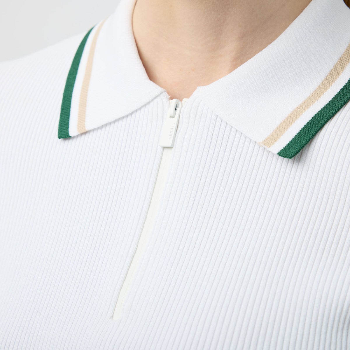 Tilley Stripe Zip Polo 恤｜戶外運動及日常生活 | 海外代購-戶外服飾-FIT MART 香港智能健康及運動生活用品專門店：筋膜槍、瑜伽輔助工具、智能健身設備