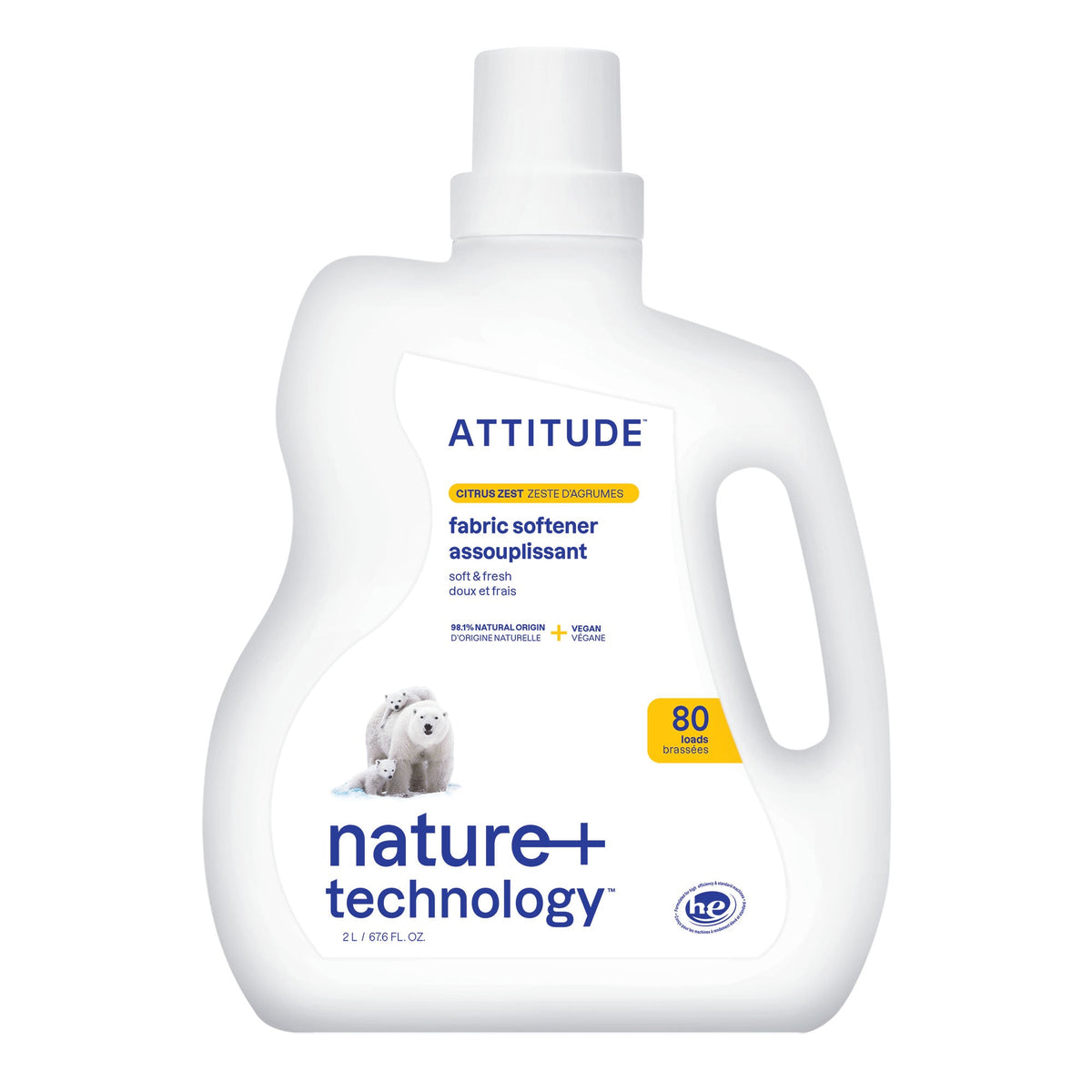 【健康生活精選】ATTITUDE 衣物柔順劑 | 海外代購-家用清潔產品-FIT MART 香港智能健康及運動生活用品專門店：筋膜槍、瑜伽輔助工具、智能健身設備