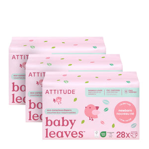 【健康生活精選】ATTITUDE 尿片 3｜pack | 海外代購-母嬰護理-FIT MART 香港智能健康及運動生活用品專門店：筋膜槍、瑜伽輔助工具、智能健身設備