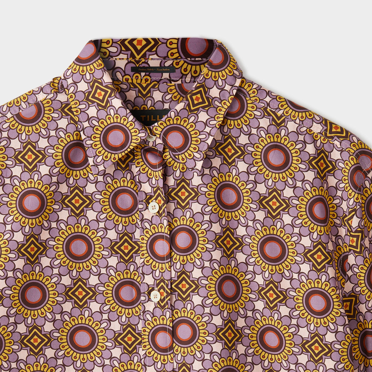 Tilley Geo Floral Print 恤衫｜戶外運動及日常生活 | 海外代購-戶外服飾-FIT MART 香港智能健康及運動生活用品專門店：筋膜槍、瑜伽輔助工具、智能健身設備