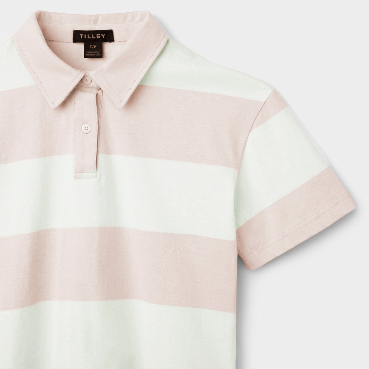 Tilley Stripe Marine Cropped Polo 恤｜戶外運動及日常生活 | 海外代購-戶外服飾-FIT MART 香港智能健康及運動生活用品專門店：筋膜槍、瑜伽輔助工具、智能健身設備