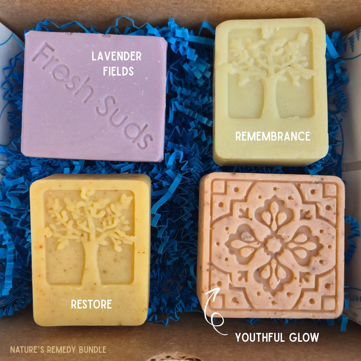 Fresh Suds Soapery Herbal 手工皂套裝｜Self｜Care Ritual (四件裝)｜戶外運動及日常生活 | 海外代購-手工皂套裝-FIT MART 香港智能健康及運動生活用品專門店：筋膜槍、瑜伽輔助工具、智能健身設備