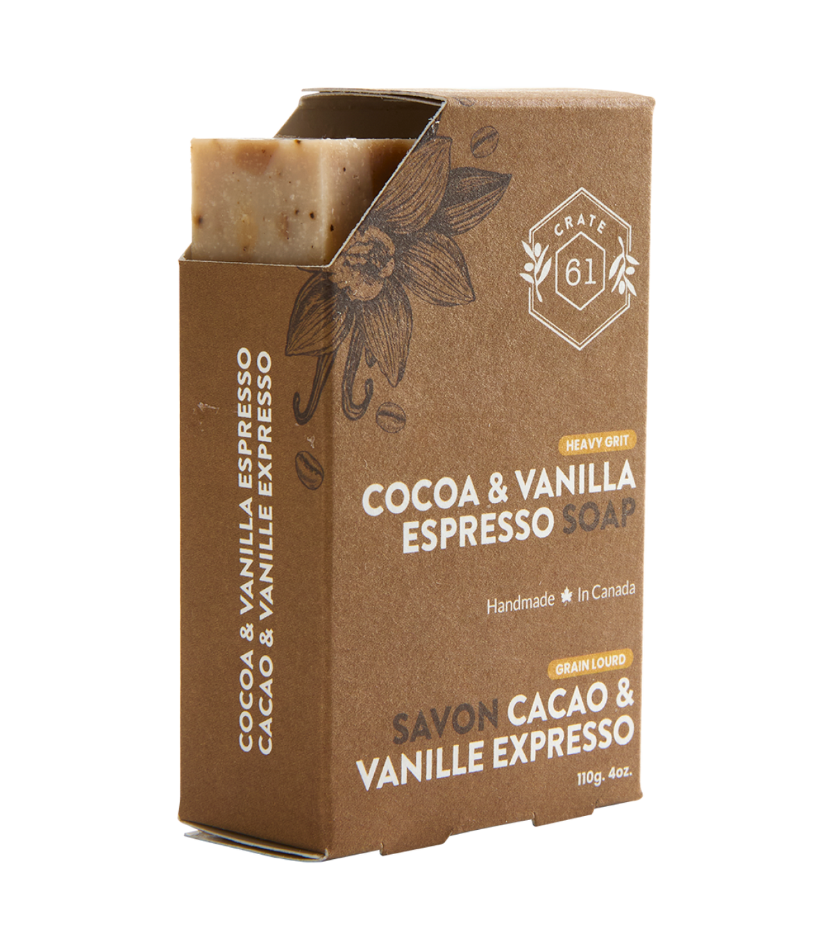 Crate 61 Organics Cocoa & Vanilla Espresso 手工皂｜日常生活及個人護理 | 海外代購-手工皂-FIT MART 香港智能健康及運動生活用品專門店：筋膜槍、瑜伽輔助工具、智能健身設備