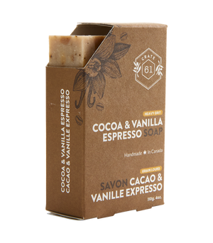 Crate 61 Organics Cocoa & Vanilla Espresso 手工皂｜日常生活及個人護理 | 海外代購-手工皂-FIT MART 香港智能健康及運動生活用品專門店：筋膜槍、瑜伽輔助工具、智能健身設備