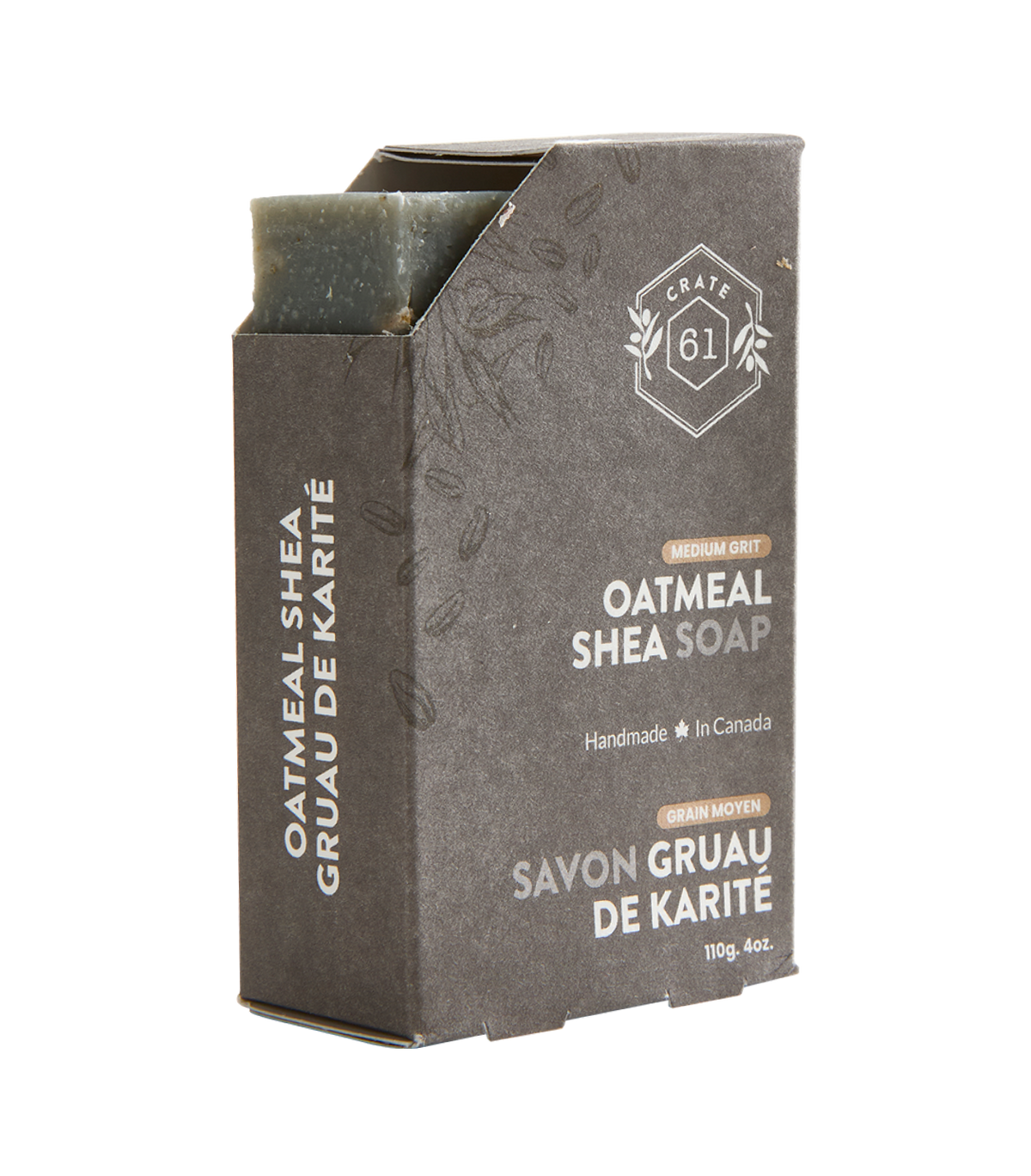 Crate 61 Organics 燕麥 Shea 手工皂｜日常生活及個人護理 | 海外代購-手工皂-FIT MART 香港智能健康及運動生活用品專門店：筋膜槍、瑜伽輔助工具、智能健身設備