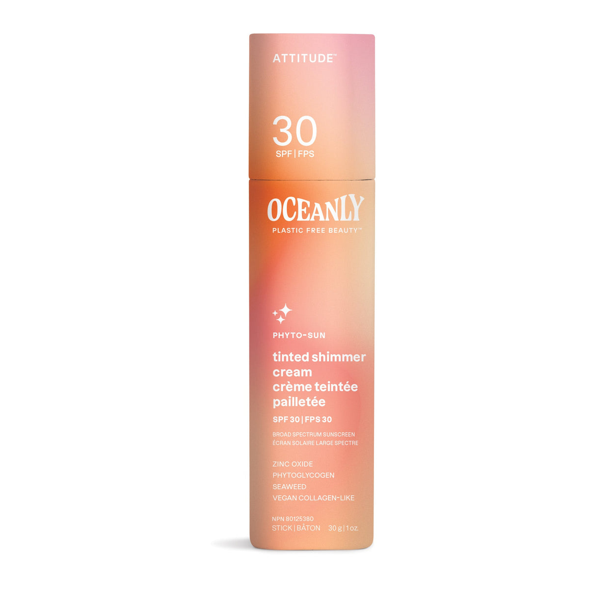 【健康生活精選】ATTITUDE Tinted Shimmer Cream｜SPF 30｜防曬及曬後護理 | 海外代購-防曬及曬後護理-FIT MART 香港智能健康及運動生活用品專門店：筋膜槍、瑜伽輔助工具、智能健身設備