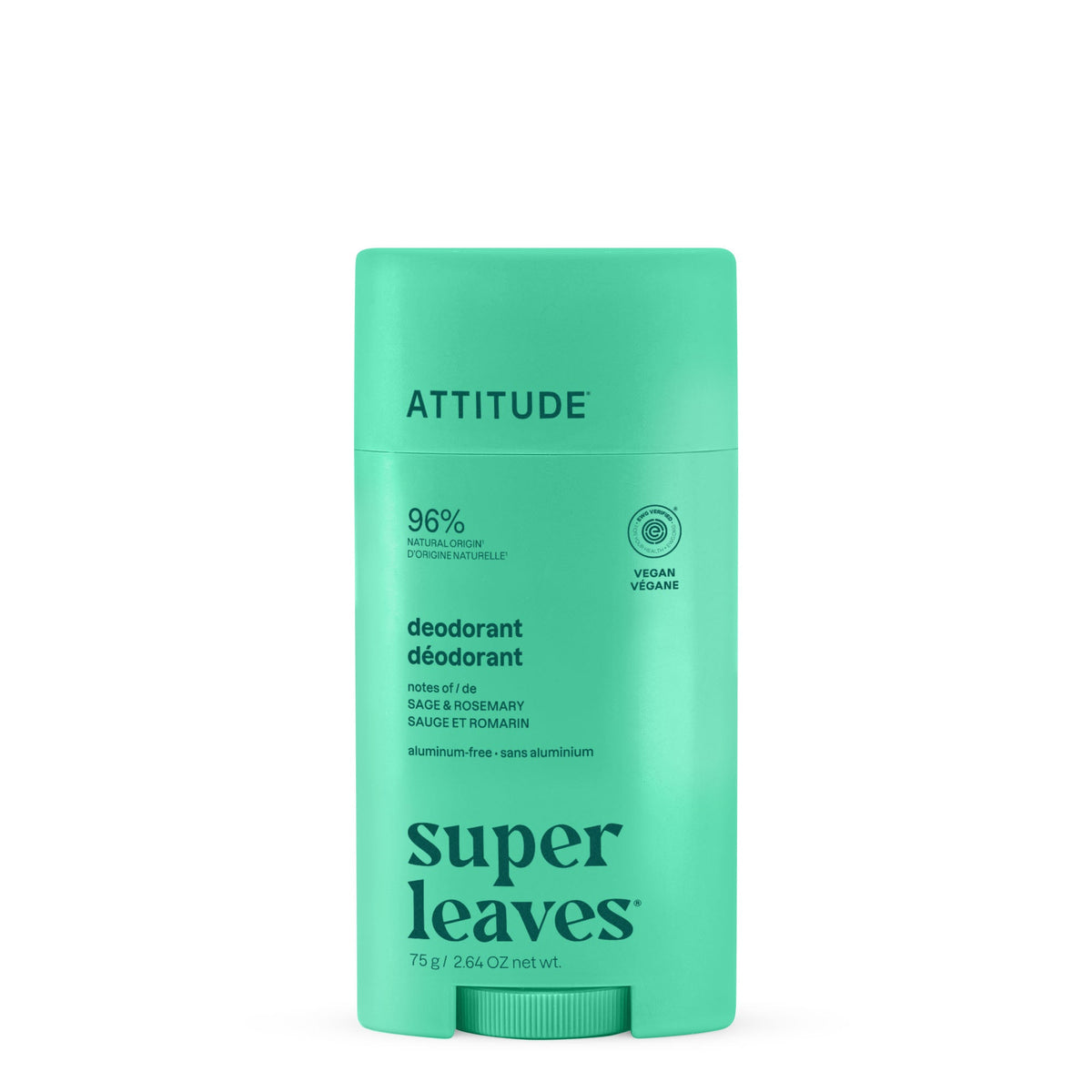 【健康生活精選】ATTITUDE 體香膏｜Aluminum｜Free | 海外代購-身體護理-FIT MART 香港智能健康及運動生活用品專門店：筋膜槍、瑜伽輔助工具、智能健身設備