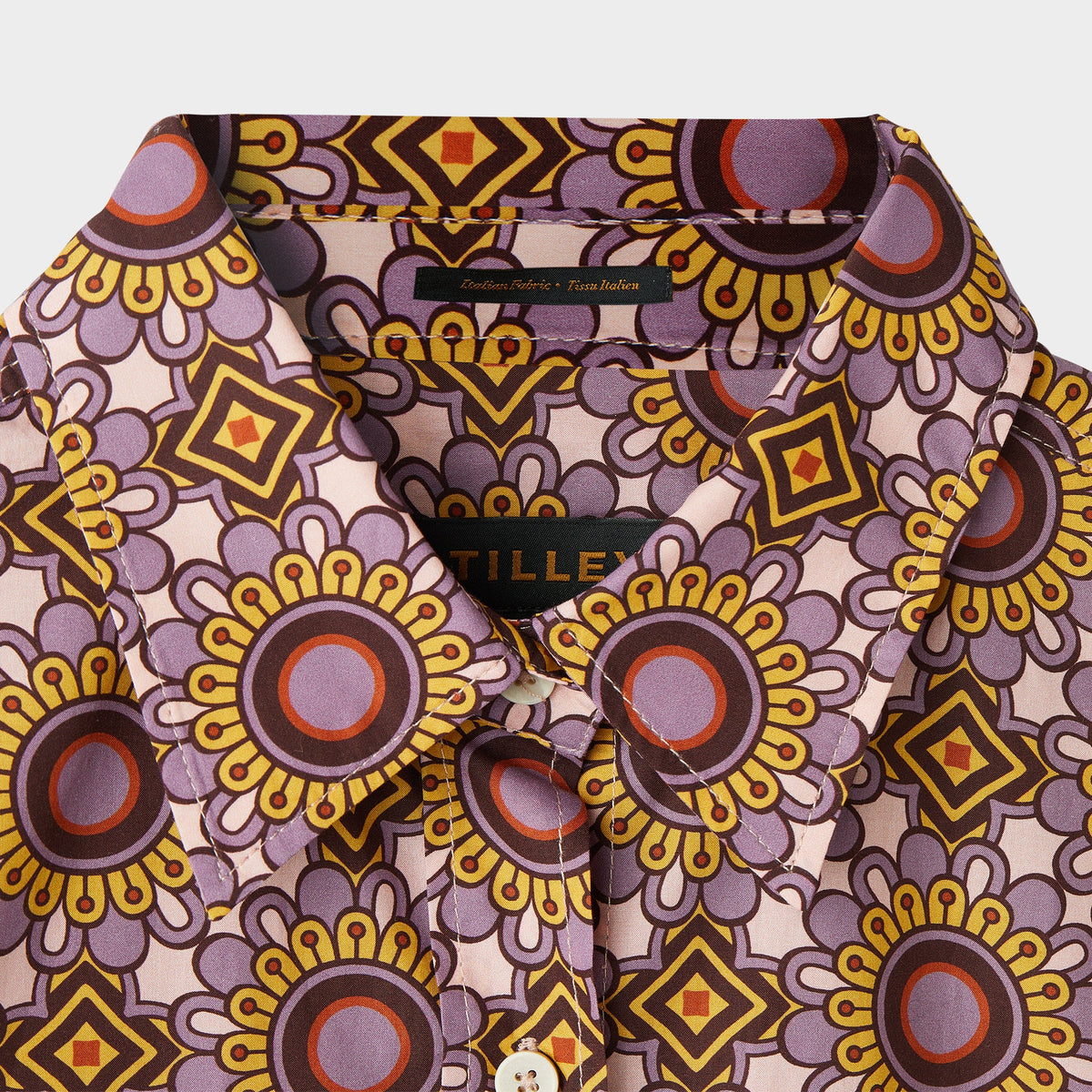 Tilley Geo Floral Print 恤衫｜戶外運動及日常生活 | 海外代購-戶外服飾-FIT MART 香港智能健康及運動生活用品專門店：筋膜槍、瑜伽輔助工具、智能健身設備