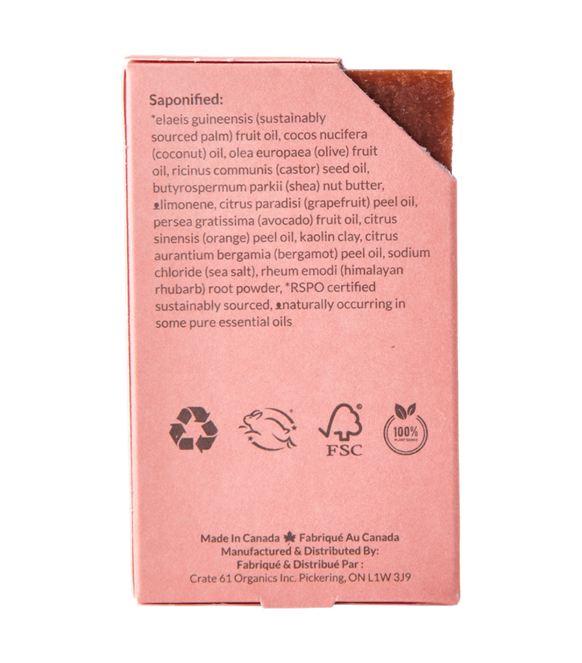 Crate 61 Organics Avocado Grapefruit 手工皂｜日常生活及個人護理 | 海外代購-手工皂-FIT MART 香港智能健康及運動生活用品專門店：筋膜槍、瑜伽輔助工具、智能健身設備
