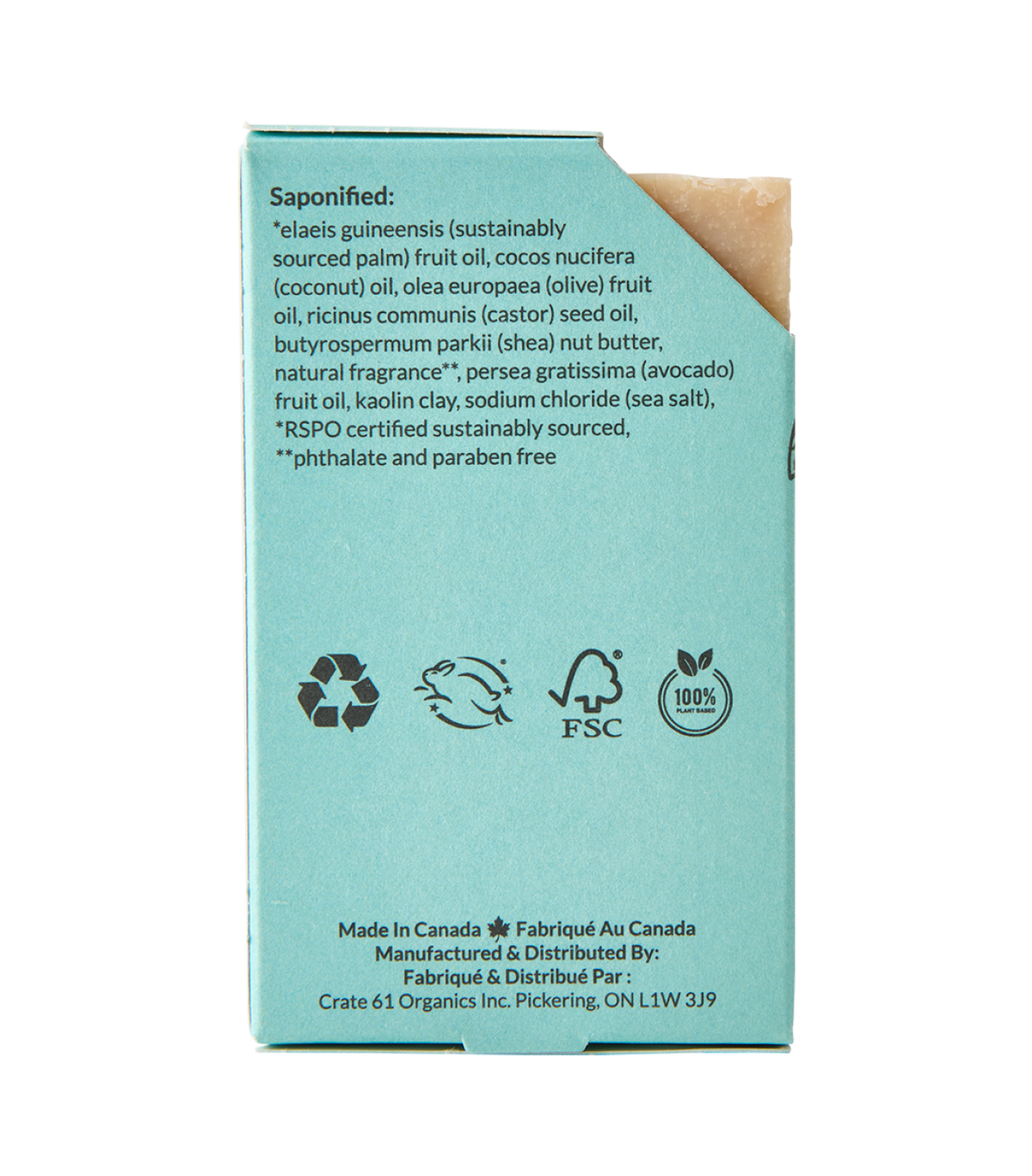 Crate 61 Organics Coconut 手工皂｜日常生活及個人護理 | 海外代購-手工皂-FIT MART 香港智能健康及運動生活用品專門店：筋膜槍、瑜伽輔助工具、智能健身設備