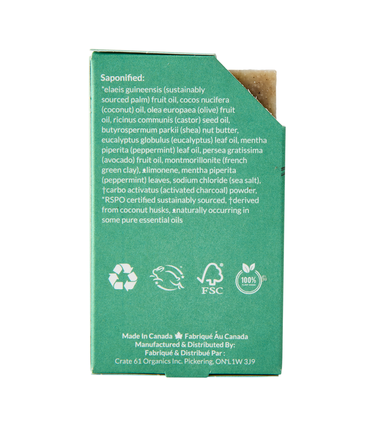 Crate 61 Organics Eucamint 手工皂｜日常生活及個人護理 | 海外代購-手工皂-FIT MART 香港智能健康及運動生活用品專門店：筋膜槍、瑜伽輔助工具、智能健身設備