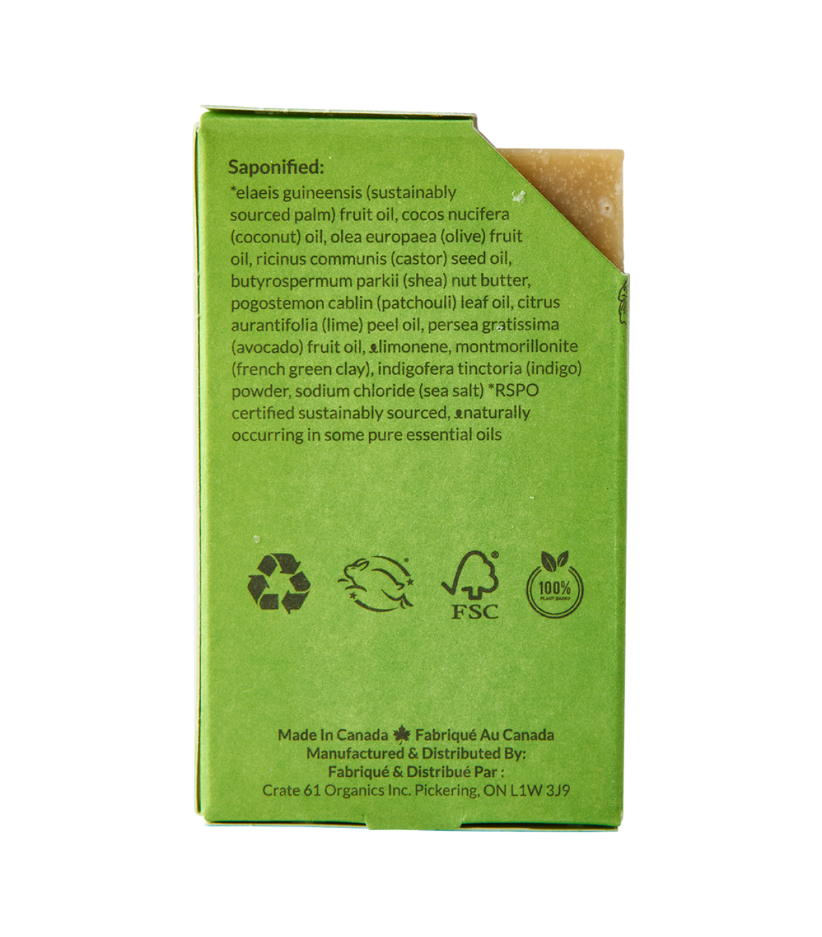 Crate 61 Organics Patchouli Lime 手工皂｜日常生活及個人護理 | 海外代購-手工皂-FIT MART 香港智能健康及運動生活用品專門店：筋膜槍、瑜伽輔助工具、智能健身設備