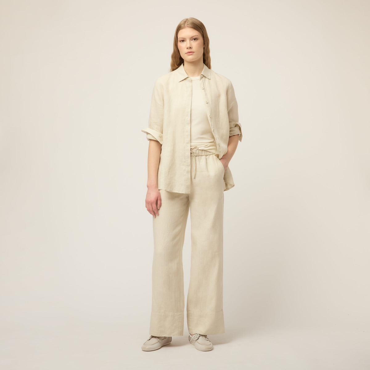 Tilley 亞麻 Pull On Straight 長褲｜戶外運動及日常生活 | 海外代購-戶外服飾-FIT MART 香港智能健康及運動生活用品專門店：筋膜槍、瑜伽輔助工具、智能健身設備