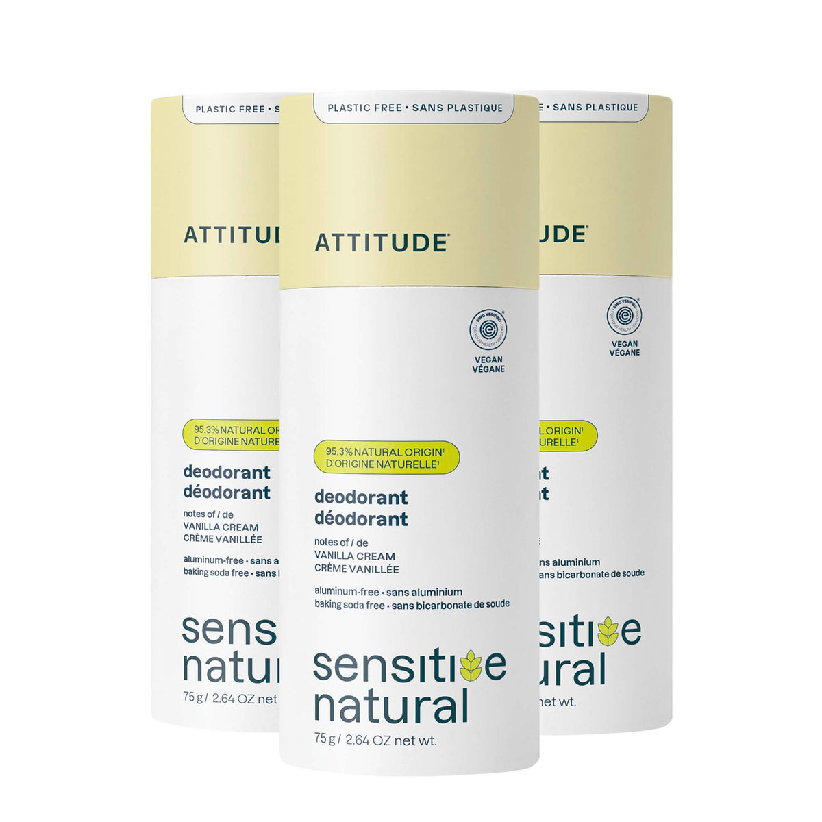 【健康生活精選】ATTITUDE 體香膏 3｜Pack｜敏感肌 | 海外代購-身體護理-FIT MART 香港智能健康及運動生活用品專門店：筋膜槍、瑜伽輔助工具、智能健身設備