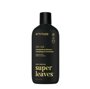 【健康生活精選】ATTITUDE 2｜in｜1 Men 洗頭水 & 護髮素 | 海外代購-頭髮護理-FIT MART 香港智能健康及運動生活用品專門店：筋膜槍、瑜伽輔助工具、智能健身設備
