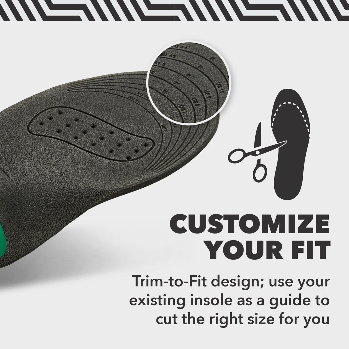 【運動及日常支撐】Spenco Lower Back Support Insole Trim-to-Fit 鞋墊 | 海外代購-鞋墊-FIT MART 香港智能健康及運動生活用品專門店：筋膜槍、瑜伽輔助工具、智能健身設備