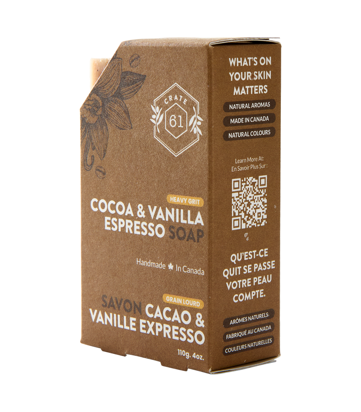 Crate 61 Organics Cocoa & Vanilla Espresso 手工皂｜日常生活及個人護理 | 海外代購-手工皂-FIT MART 香港智能健康及運動生活用品專門店：筋膜槍、瑜伽輔助工具、智能健身設備