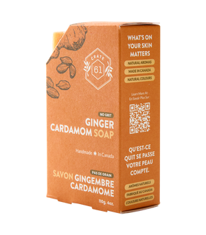 Crate 61 Organics Ginger & Cardamom 手工皂｜日常生活及個人護理 | 海外代購-手工皂-FIT MART 香港智能健康及運動生活用品專門店：筋膜槍、瑜伽輔助工具、智能健身設備