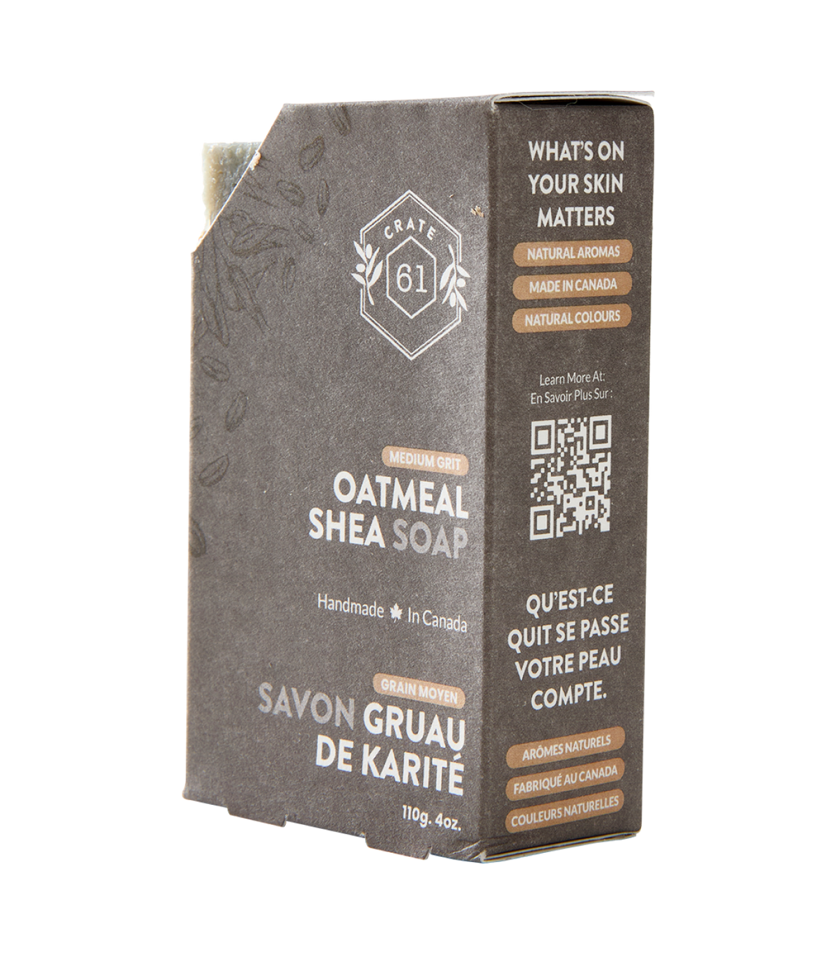 Crate 61 Organics 燕麥 Shea 手工皂｜日常生活及個人護理 | 海外代購-手工皂-FIT MART 香港智能健康及運動生活用品專門店：筋膜槍、瑜伽輔助工具、智能健身設備