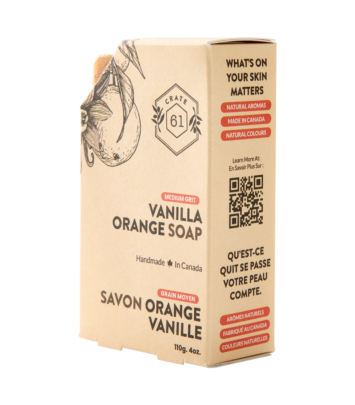 Crate 61 Organics Vanilla Orange 手工皂｜日常生活及個人護理 | 海外代購-手工皂-FIT MART 香港智能健康及運動生活用品專門店：筋膜槍、瑜伽輔助工具、智能健身設備