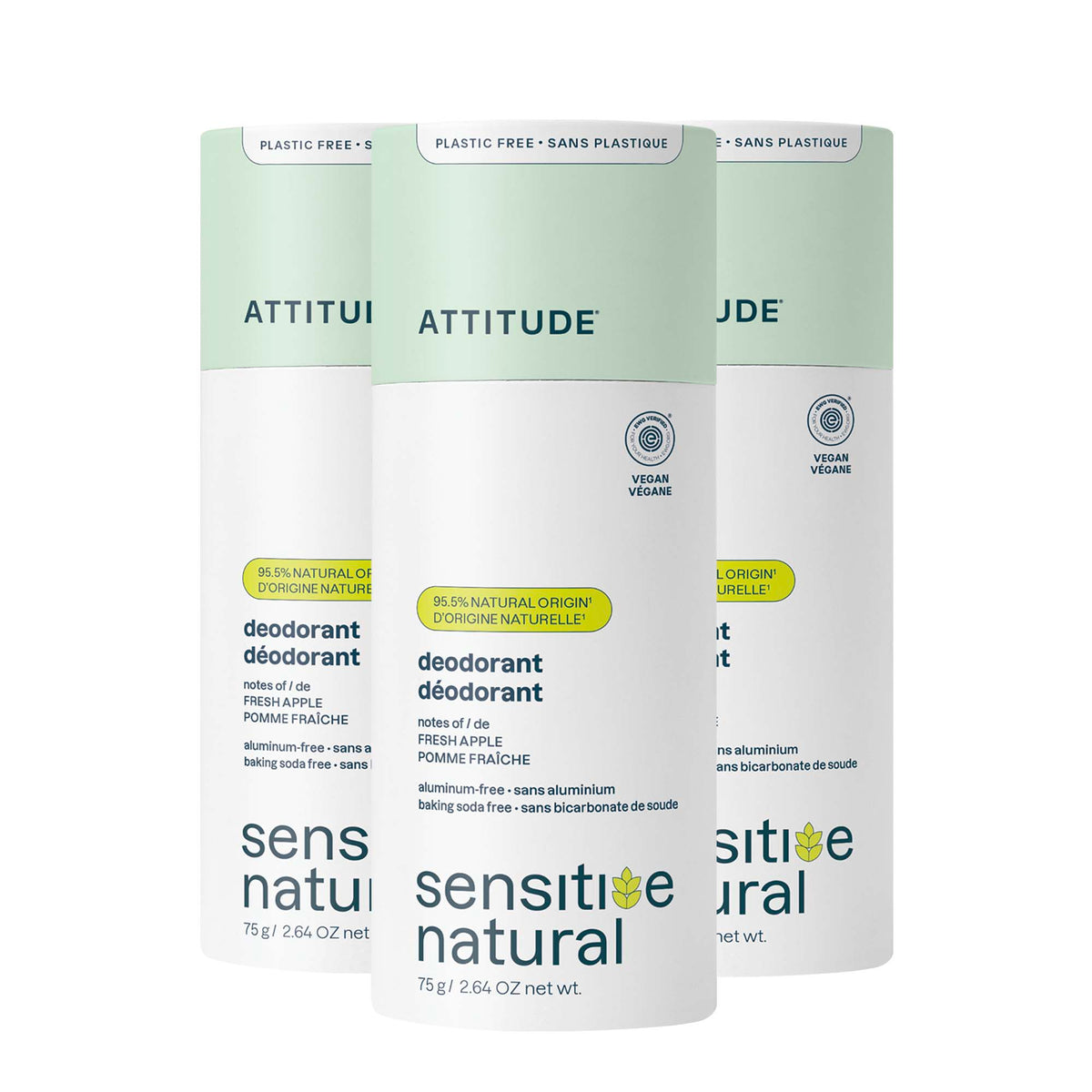 【健康生活精選】ATTITUDE 體香膏 3｜Pack｜敏感肌 | 海外代購-身體護理-FIT MART 香港智能健康及運動生活用品專門店：筋膜槍、瑜伽輔助工具、智能健身設備