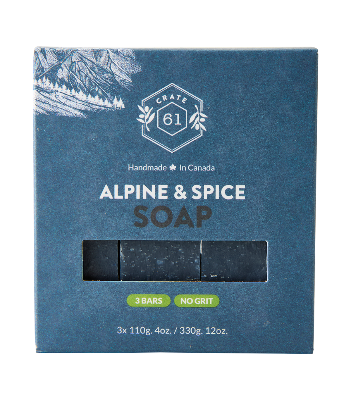 Crate 61 Organics Alpine & Spice 手工皂｜日常生活及個人護理 | 海外代購-手工皂-FIT MART 香港智能健康及運動生活用品專門店：筋膜槍、瑜伽輔助工具、智能健身設備